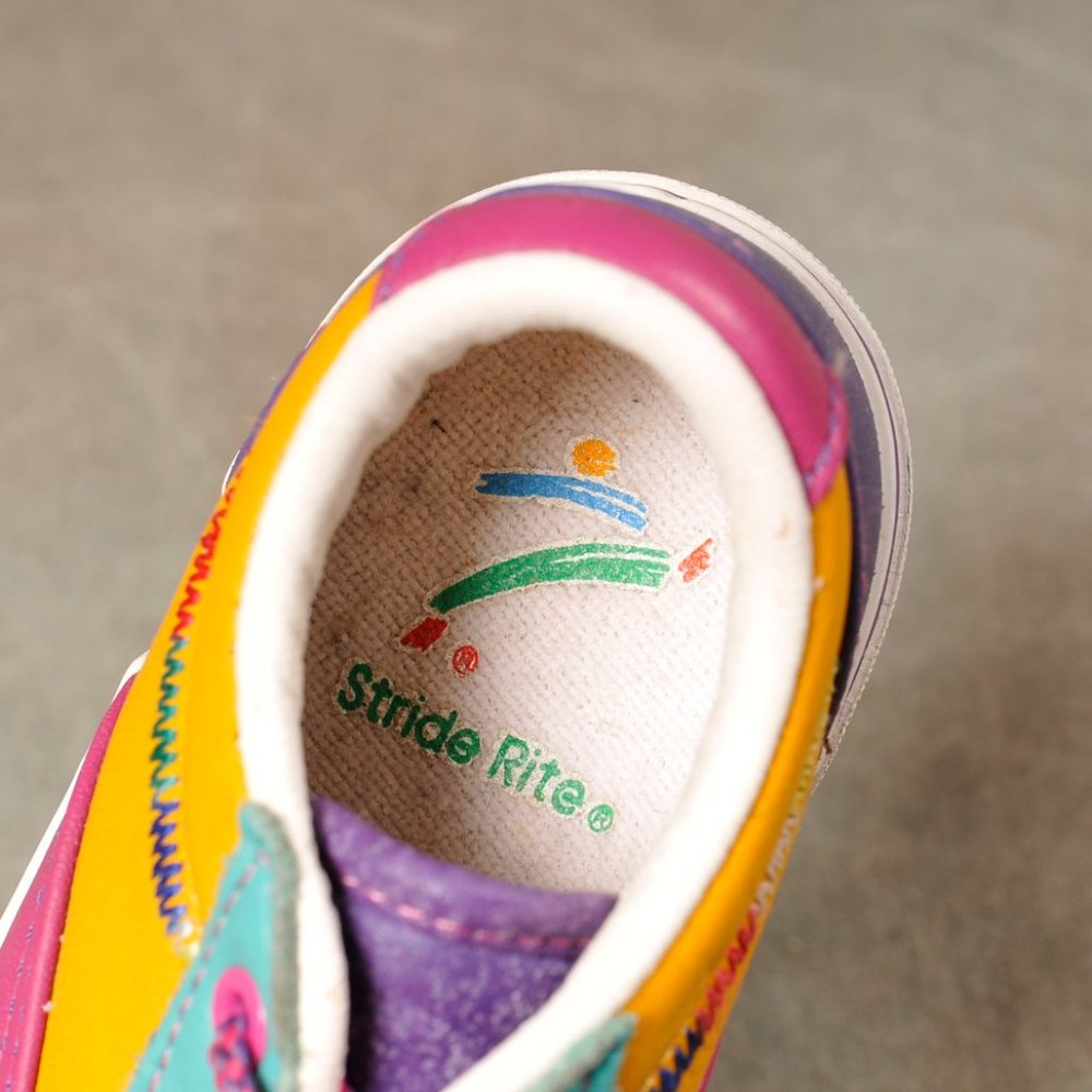 Stride Rite, Color Blocked, Leather Sneaker, Size 6M - Picture 8 of 9